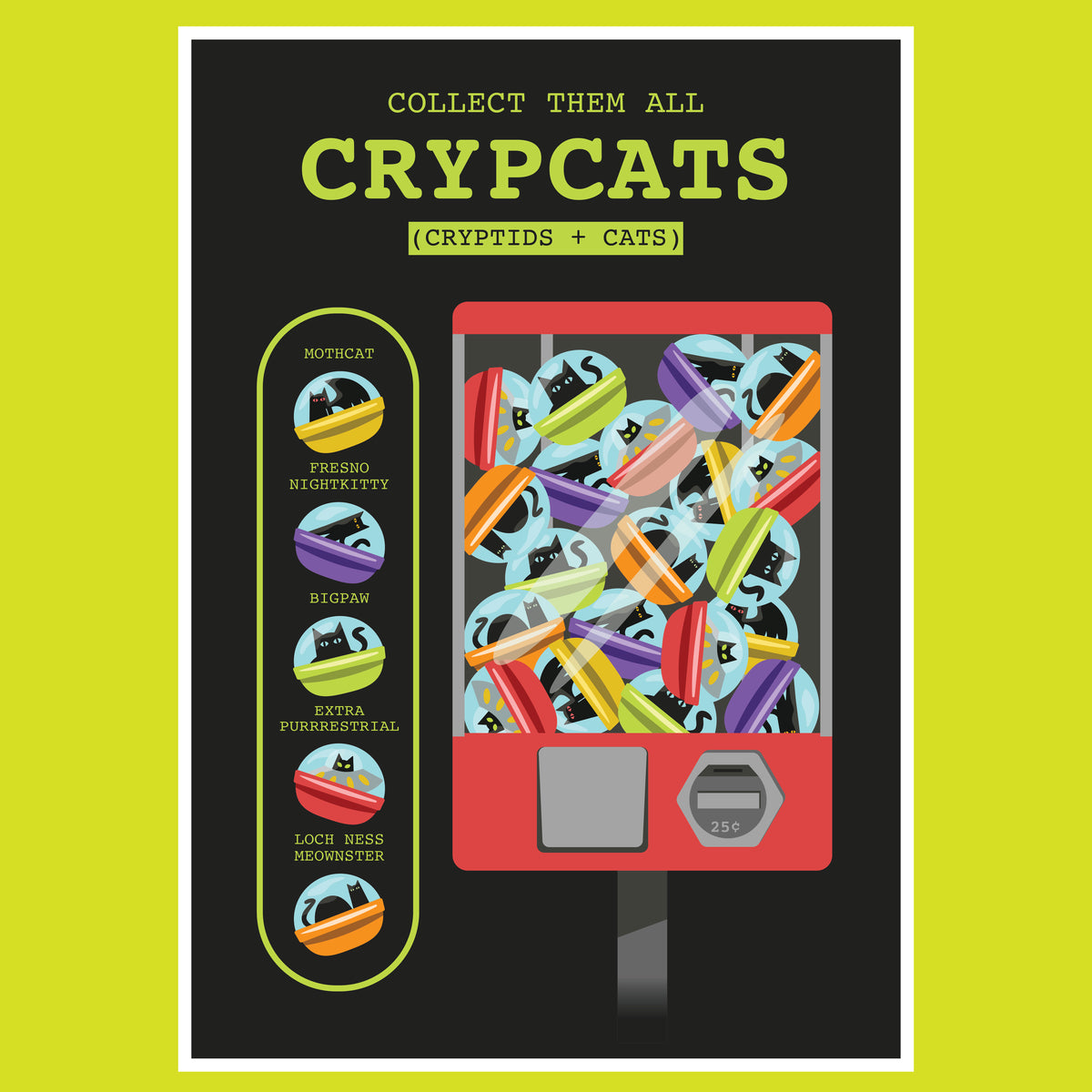Crypcats Collectables Poster