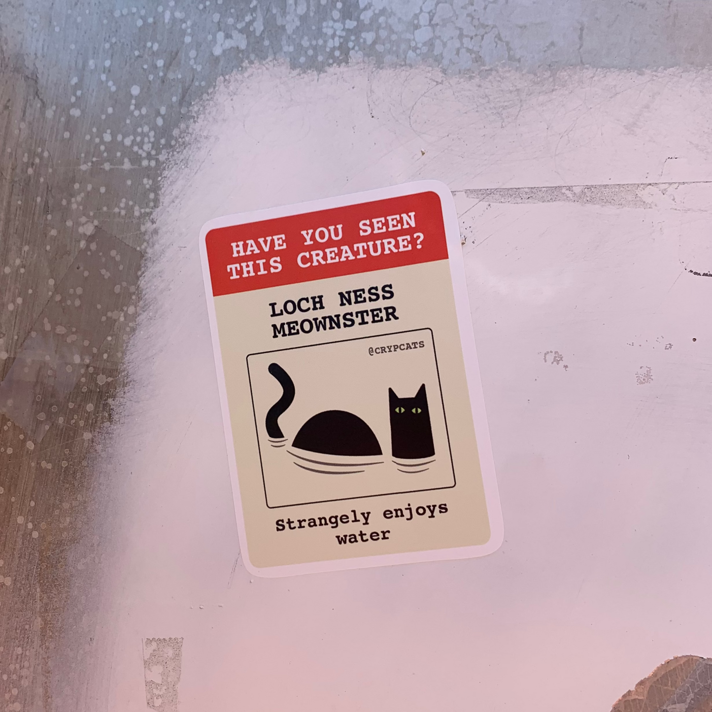 BEWARE Loch Ness Meownster