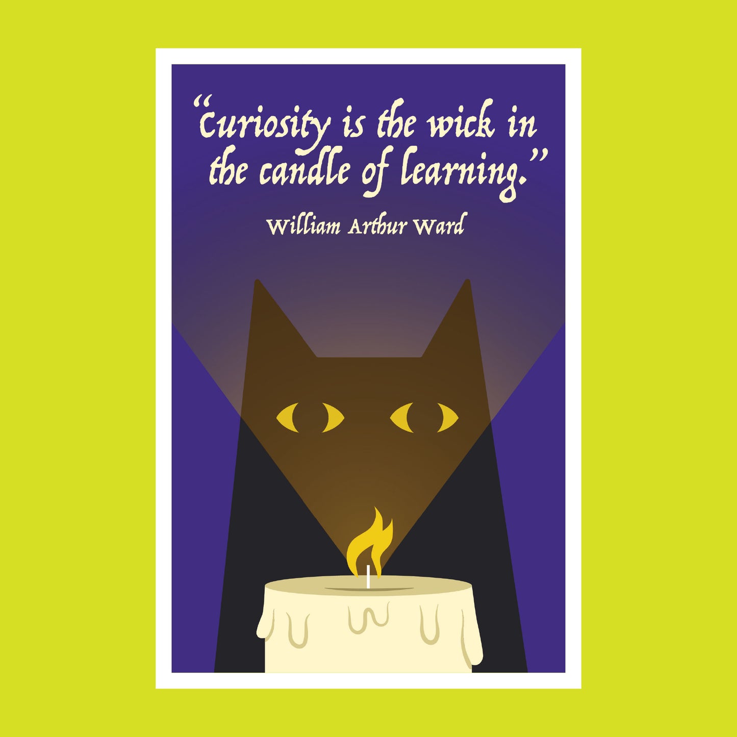 Curious Cat Classroom Poster PDF