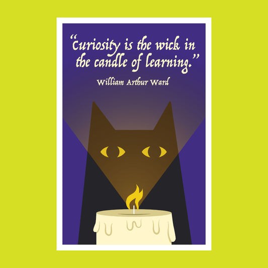 Curious Cat Classroom Poster PDF