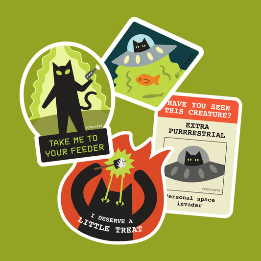 Extra Purrrestrial Sticker Pack